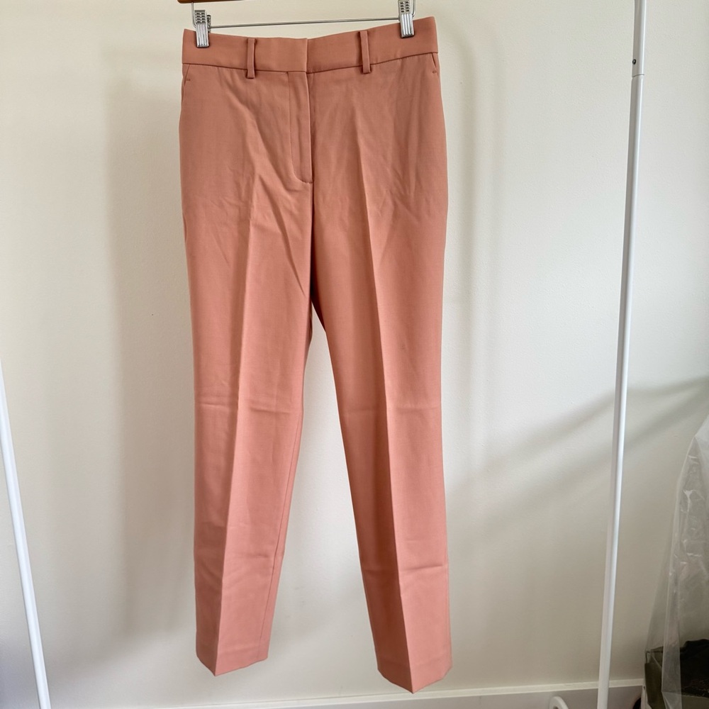 Reiss Coral Pink Tailored Women's Trousers - Picture 5 of 9